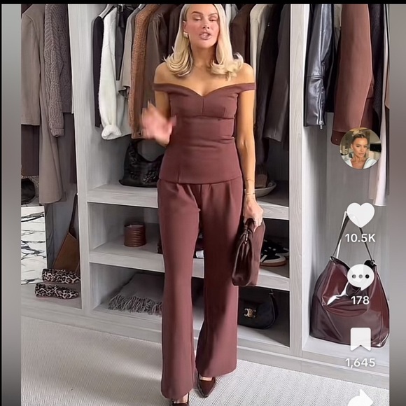 NWT ZARA 2025 collection wide leg crepe pants size L 
🚨FIRM FIRM NO DISCOUNT - Picture 7 of 14